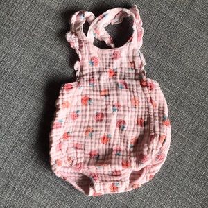 Angel Dear Strawberry Print onesie